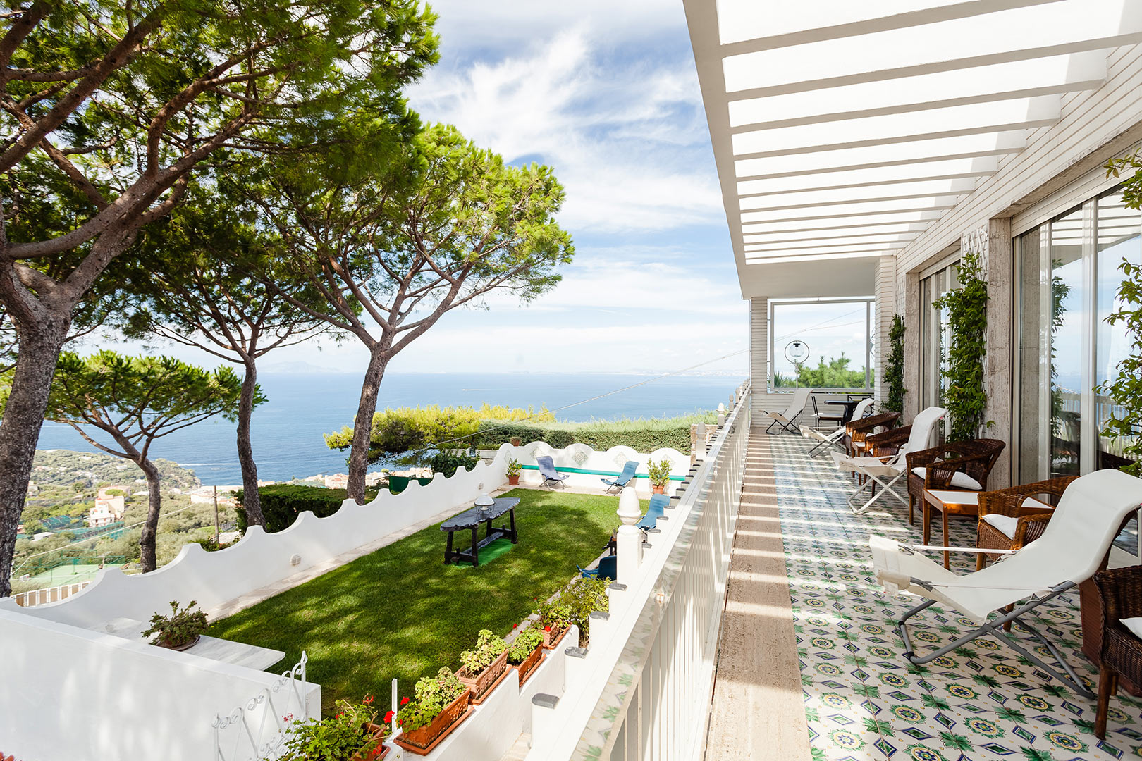 Panoramic terrace - Villa Sole di Capri
